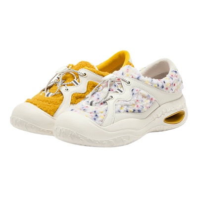 毛毛噗噗Mirabell/美丽宝2025冬季女鞋维尼小熊联名款女休闲鞋