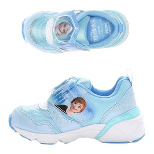 月星童鞋儿童运动鞋女童艾莎卡通公主亮灯发光爱莎闪灯光冰雪奇缘