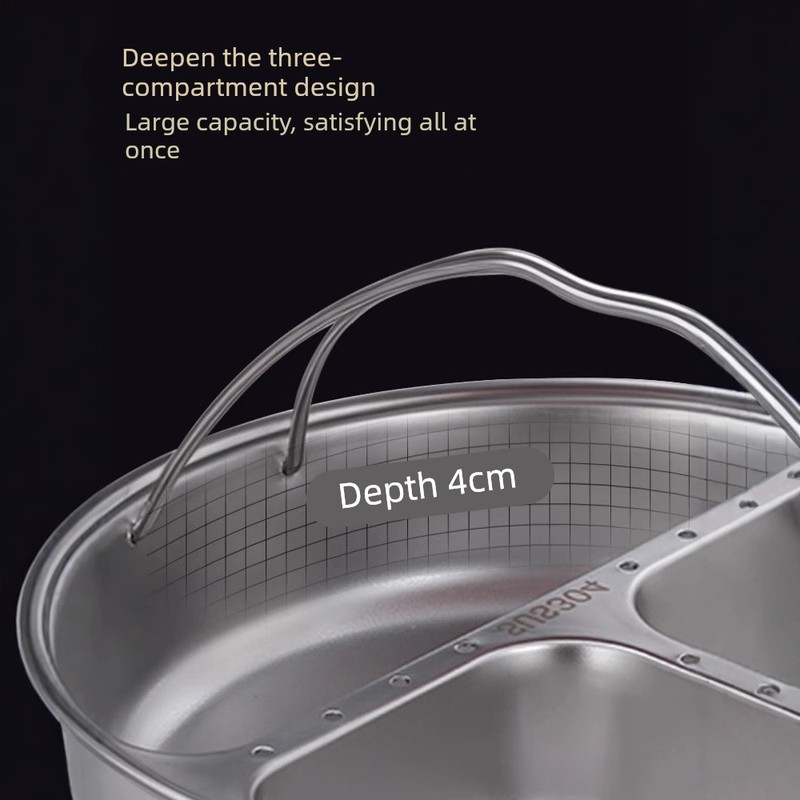 电饭锅蒸盘食品级304不锈钢电饭煲内蒸笼分格蒸笼屉宝宝蒸碗蒸架