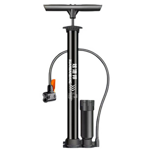 打气筒自行车家用通用便携电动车汽车篮球高压充气泵气压表气管