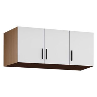 实木吊柜墙壁柜厨房收纳柜阳台吊柜加高顶柜储物柜卧室墙上置物柜