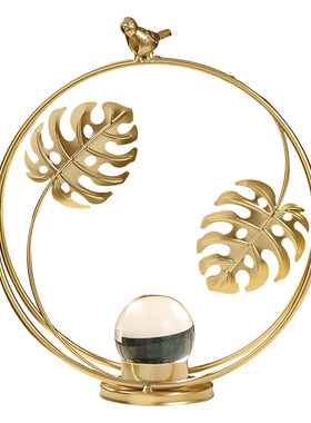 轻奢透明水晶球摆件家居饰品摆设