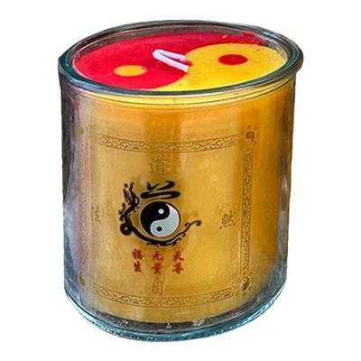 道法自然玻璃7天酥油灯太极蜡烛