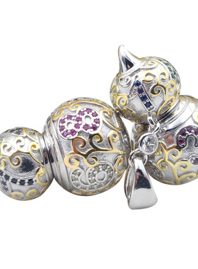 925纯银数字吊坠订制定做