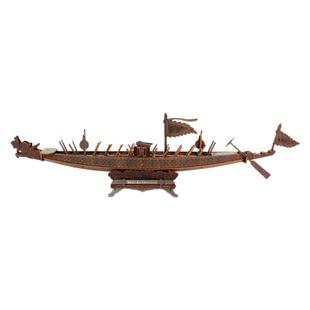 迪爱歪文创非遗龙舟船模型摆件商务礼品龙船家居装饰收藏纪念品