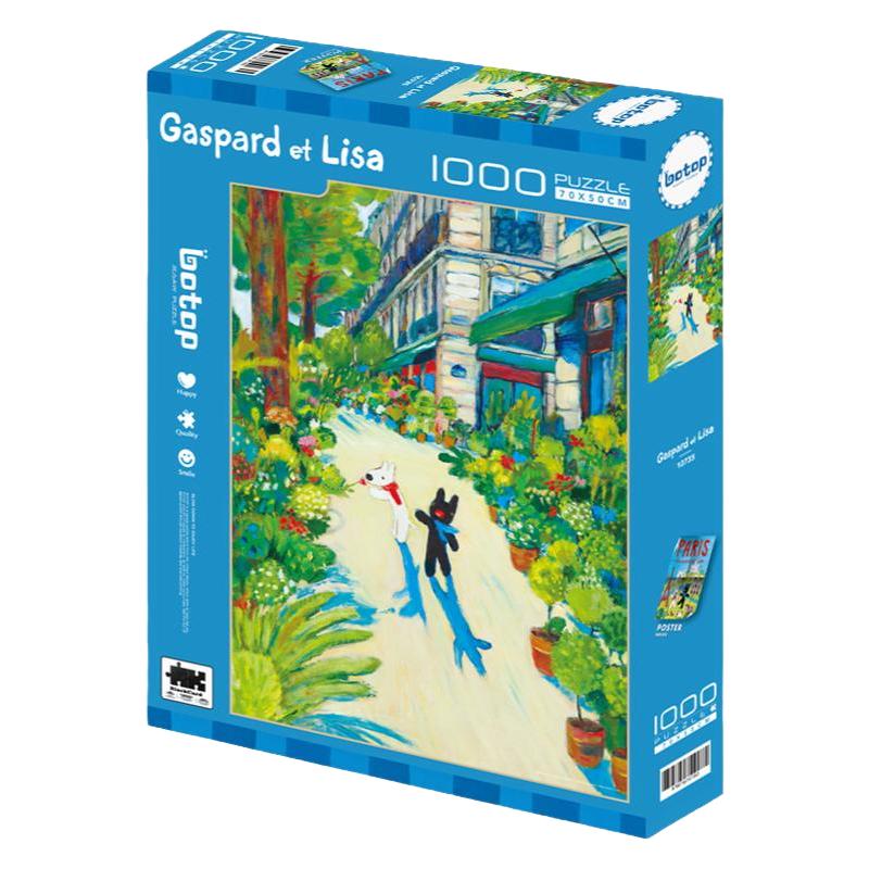botop卡斯波和丽莎拼图治愈系儿童益智手工diy玩具情侣生日礼物