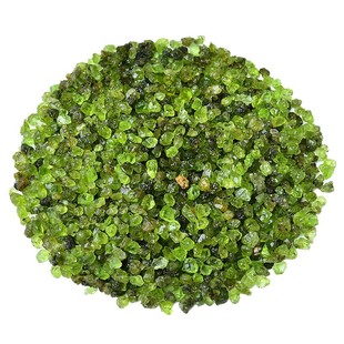 天然橄榄石原石碎石小颗粒摆件花盆造景小石头装饰手链配饰