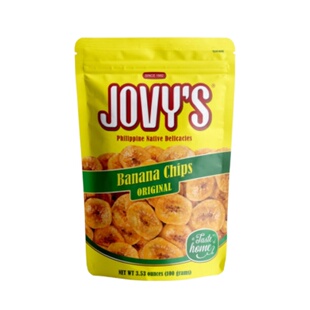 新日期菲律宾JOVYS乔和苏珊香蕉片香蕉干烘烤休闲特产零食100g
