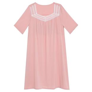 【冰牛奶系】爱慕25夏沁凉女家居服抗菌凉感带胸垫可外穿短袖睡裙