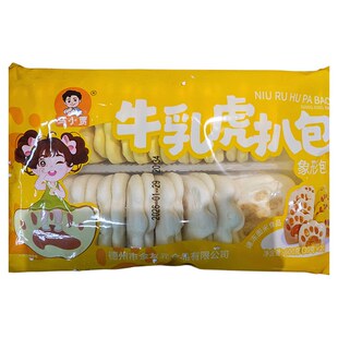 马小贾虎扒包儿童包点早餐营养学生吃加热即食荷叶饼皮牛乳0添加