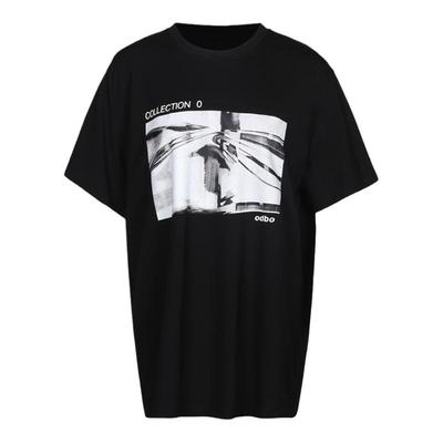 odbo短袖设计师潮牌印花