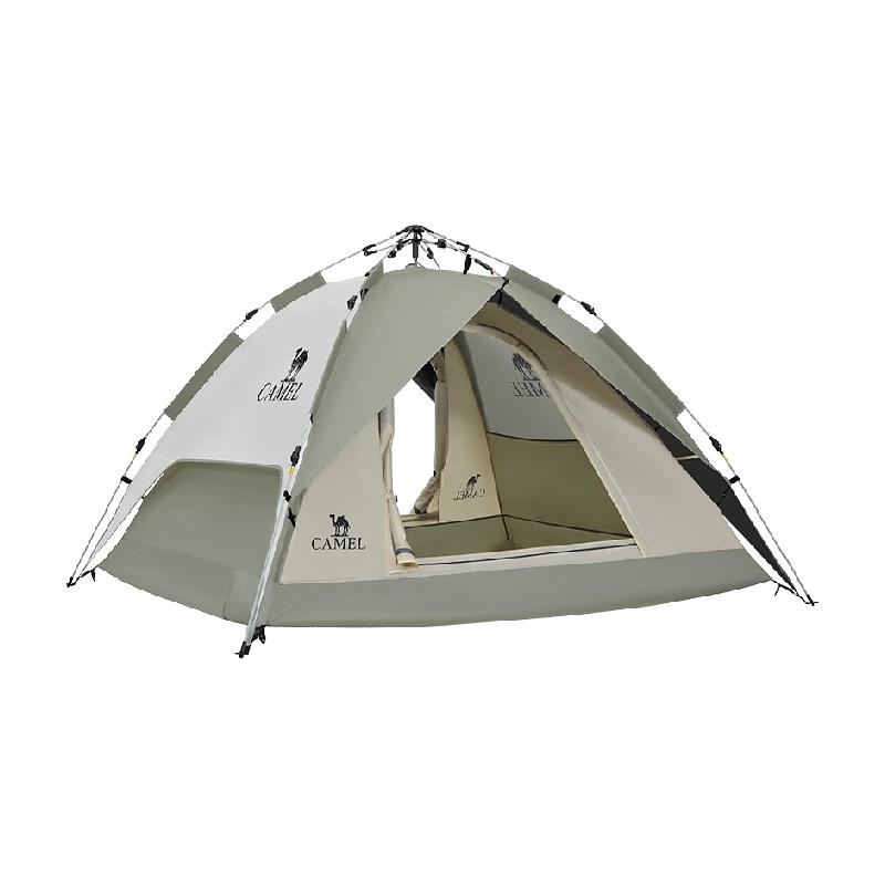 骆驼钛金黑胶帐篷户外折叠便携式野营帐露营防晒帐篷全套装备过夜