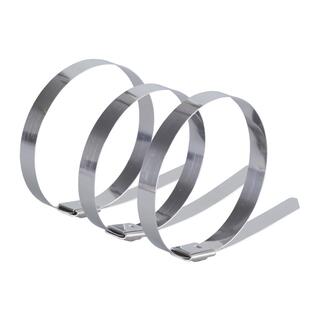 自锁式304不锈钢扎带4.6/7.9/10mm宽标志牌捆绑固定勒死狗锁卡扣*