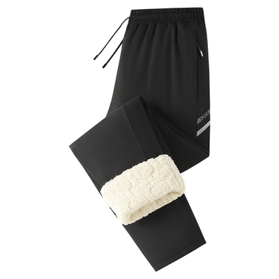 2025新款男士加绒加厚棉裤