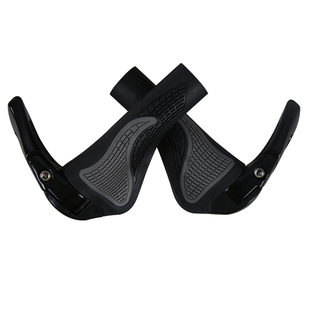 JcSp人体工程学自行车山地车把套握把锁死把套副把柔软骑行配件