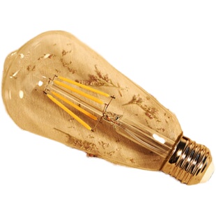 爱迪生灯泡 E27螺口复古灯泡 酒吧茶楼个性吊灯ST64节能LED灯泡