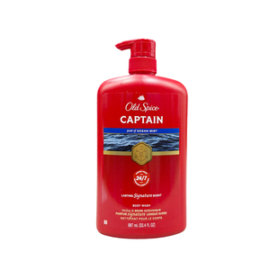 现货！Old Spice欧仕派老帆船男士沐浴露章鱼清新香古龙木香987ml