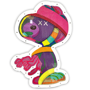 新品现货 KAWS jigsaw puzzle 史努比拼图框相框高级亚克力框包邮