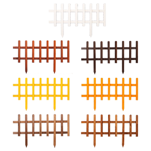 户外花园防腐木栅栏围栏菜园庭院护栏室外实木栏栅围挡花坛小篱笆