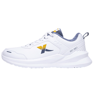 特步男鞋运动鞋冬季加绒保暖棉鞋皮面防水休闲鞋子官方旗舰跑步鞋