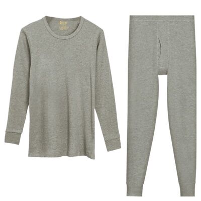 红豆秋冬7A抑菌纯棉秋衣秋裤套装男女全棉中老年中高领保暖内衣套