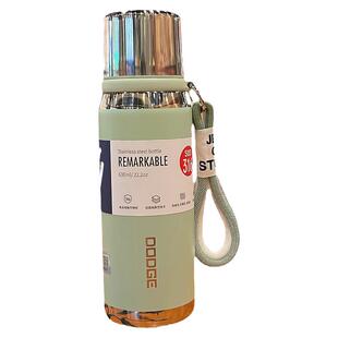 高档带盖保温杯带茶隔大容量学生水杯男女便携茶水分离焖泡茶杯子