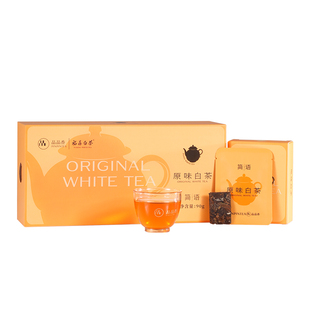 品品香简语福鼎白茶2020年老白茶寿眉茶叶90g 独立小包装伴手礼
