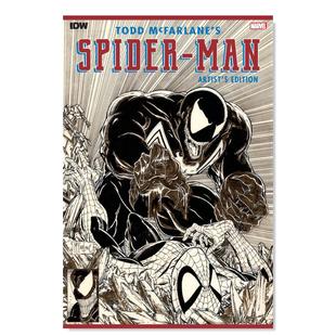 【预售】【IDW Publishing】托德麦克法兰蜘蛛侠艺术家版英文漫画进口原版书精装Todd McFarlane's Spider-Man Artist’s Edition