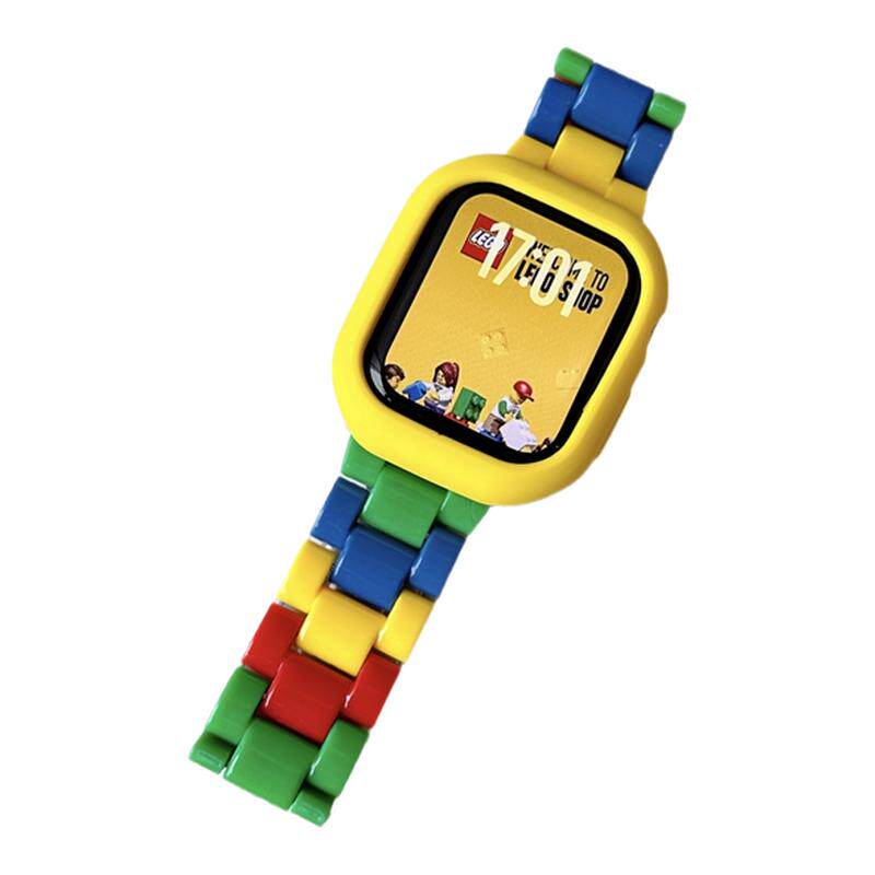 乐高拼色适用苹果S10手表iwatch10表带applewatch9新款S9秋冬S8女生SE可爱S11腕带11男生运动卡通创意高级感