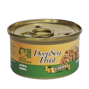 贝多芬宠物/猫厨进口猫罐啫喱肉冻鲔鱼鲑鱼虾仁猫零食罐85g*24罐