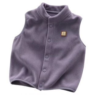 儿童马甲 秋冬新款保暖背心 男女童加绒加厚保暖衣中大童过冬坎肩