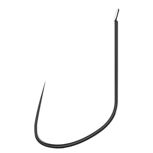 竞技狼牙钓鱼钩散装进口新关东无倒刺钛合金细条鲤鱼黑坑飞磕袖钩