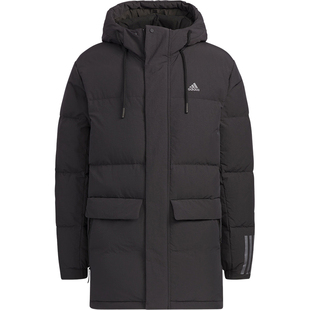 Adidas/阿迪达斯正品冬季新款男子鸭绒保暖连帽羽绒服IL8926