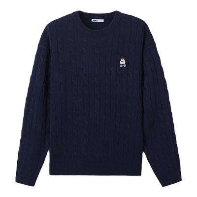 SPAO春季新品小熊Woodie圆领毛衣