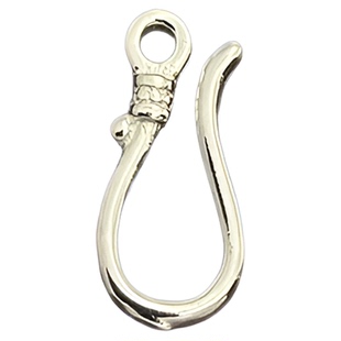 S925纯银连接扣项链手链搭扣S扣8字扣含双圈问号扣收尾扣手串扣头