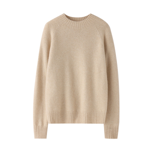 一线成衣半高领加厚山羊绒衫女宽松毛衣秋冬新款打底内搭针织衫