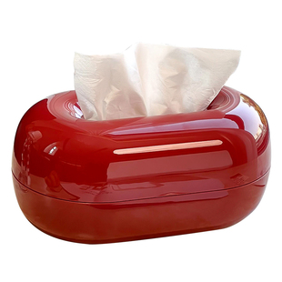 尊慕斯洞石纸巾盒客厅茶几轻奢高级感桌面装饰摆件抽纸盒餐巾纸盒