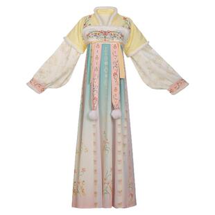 凝紫萱_落雪绵绵 原创齐胸汉服女2025新款冬季加绒加厚斗篷古装