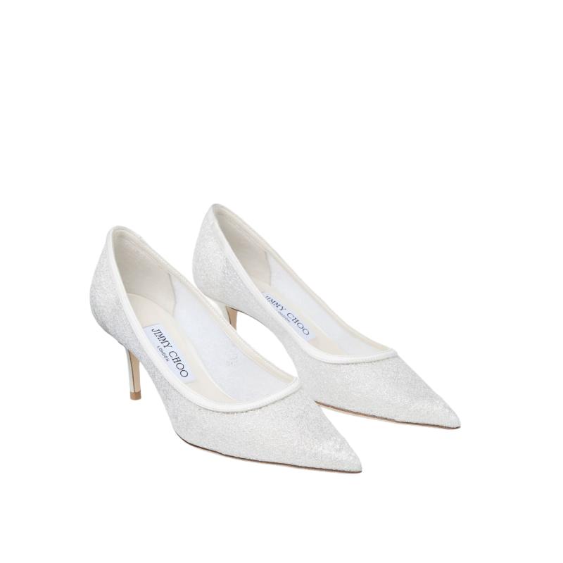 JIMMY CHOO/LOVE 65女士棉花糖闪粉高跟鞋婚鞋单鞋