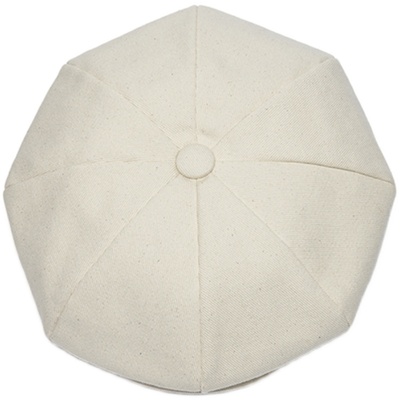 morezon白色八角报童帽