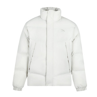 安踏棉袄男款2025冬季新款棉服防风保暖外套青少年白色短款面包服