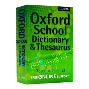 进口英文原版正版牛津小学高年级学生词典/同义词辞典Oxford School Dictionary & Thesaurus  牛津英英词典 学生英语工具书