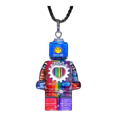 情侣款赛博朋克项链甜酷钥匙扣