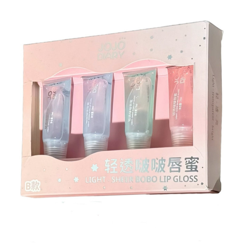 清透啵啵唇蜜套装水感清透润唇