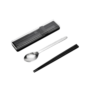 双立人筷子勺子套装家用中式不锈钢分餐筷勺便携式耐高温防霉餐具