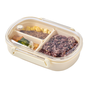 2026新款小学生携带水果盒上学专用微波炉加热饭盒分隔保鲜便当盒