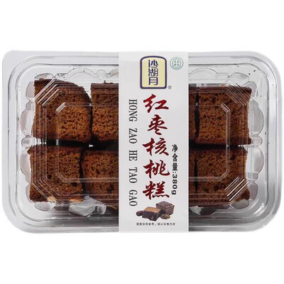 沙湖月核桃枣糕380克/盒清真早餐
