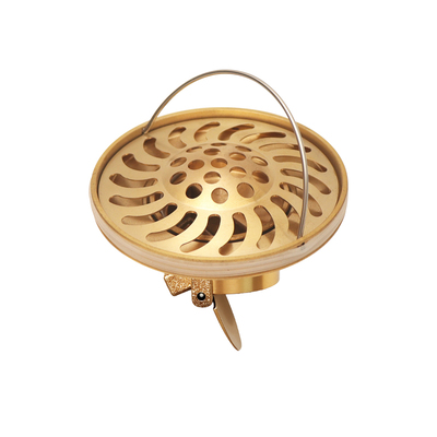 全铜地漏75转42螺纹牙丝口50转接