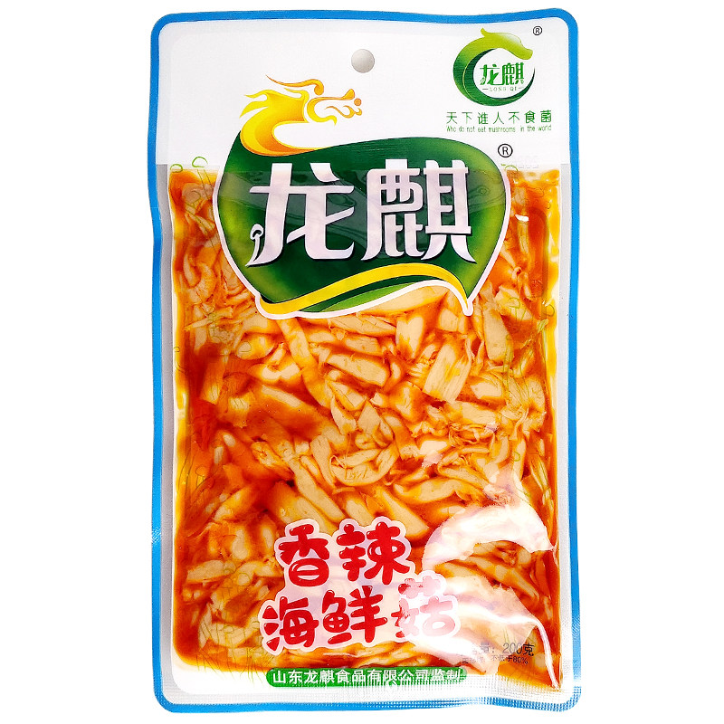 龙麒香辣海鲜菇200g即食下饭咸菜