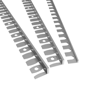 水磨石地面分割条铝合金L型转角收口条楼梯分隔条水洗石可弯曲